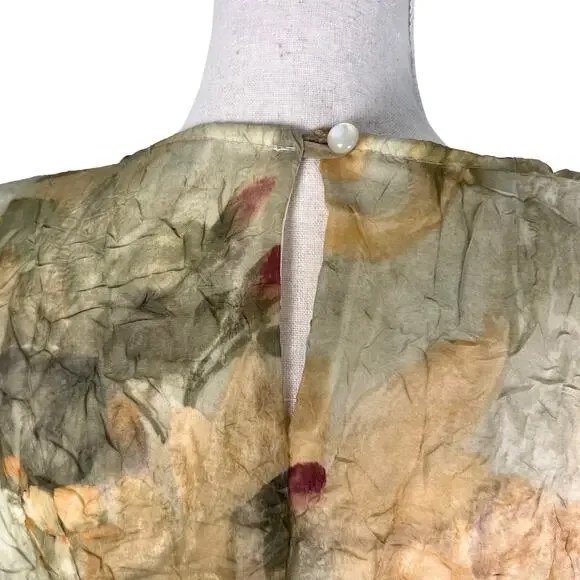 Stephanie Andrews Vintage Floral Maxi Dress Fairycore Cottagecore Size 12 - Picture 5 of 12